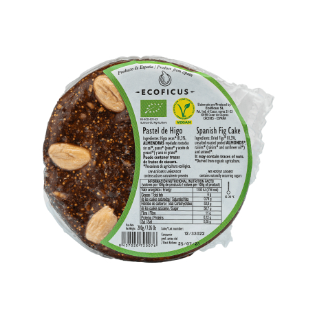 Pastel de higo 200g con anís Ecoficus (10 unidades)